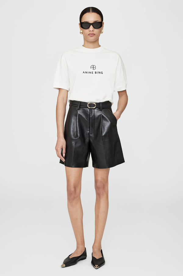 anissa kermiche Jaylin Tee Monogram - Ivory