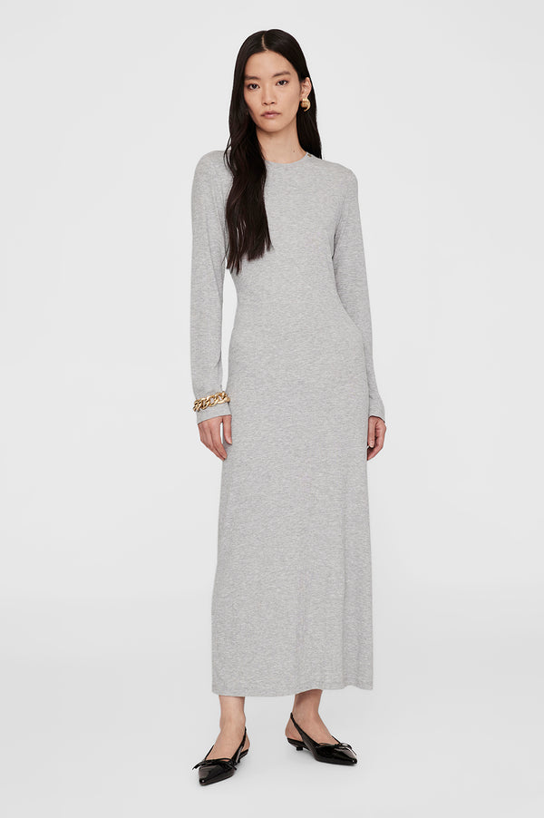 anissa kermiche Jo Maxi Dress - Heather Grey