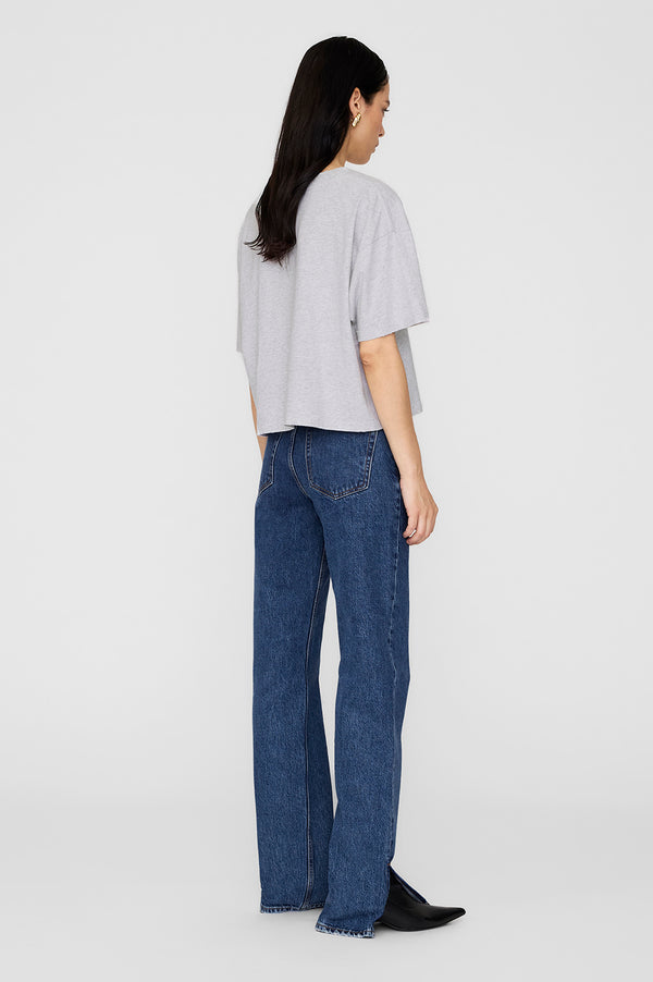 Anissa Kermiche Johnny Cropped Tee - Grey