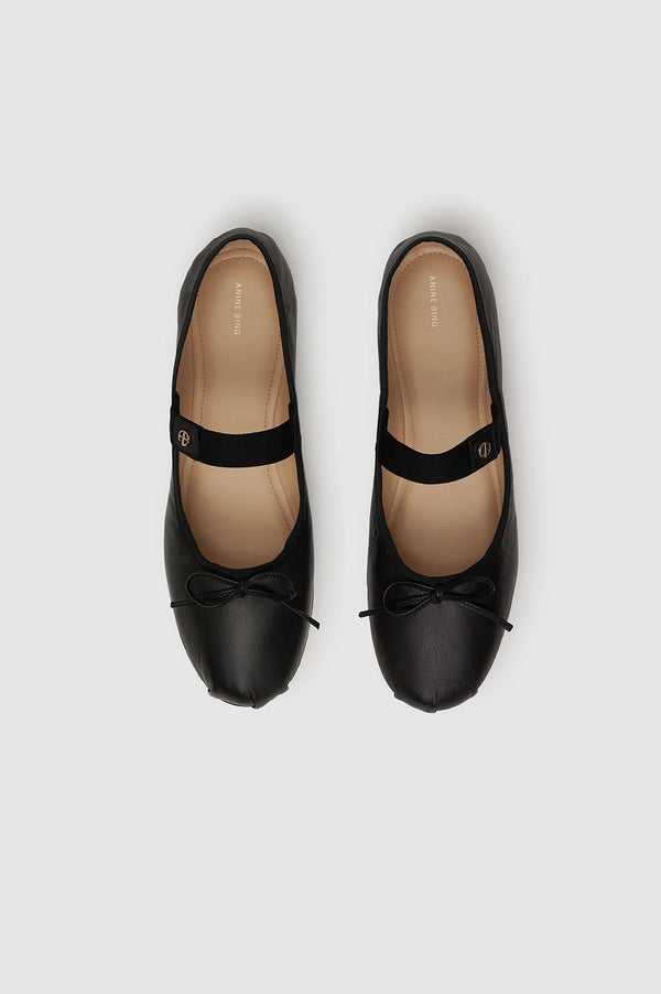 Anissa Kermiche Jolie Flats - Black