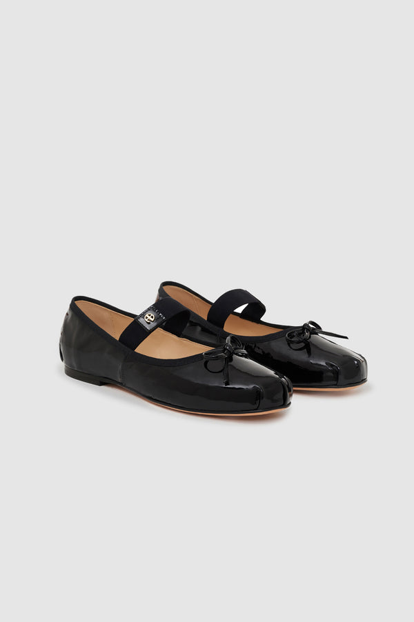 Anissa Kermiche Jolie Flats - Black Patent