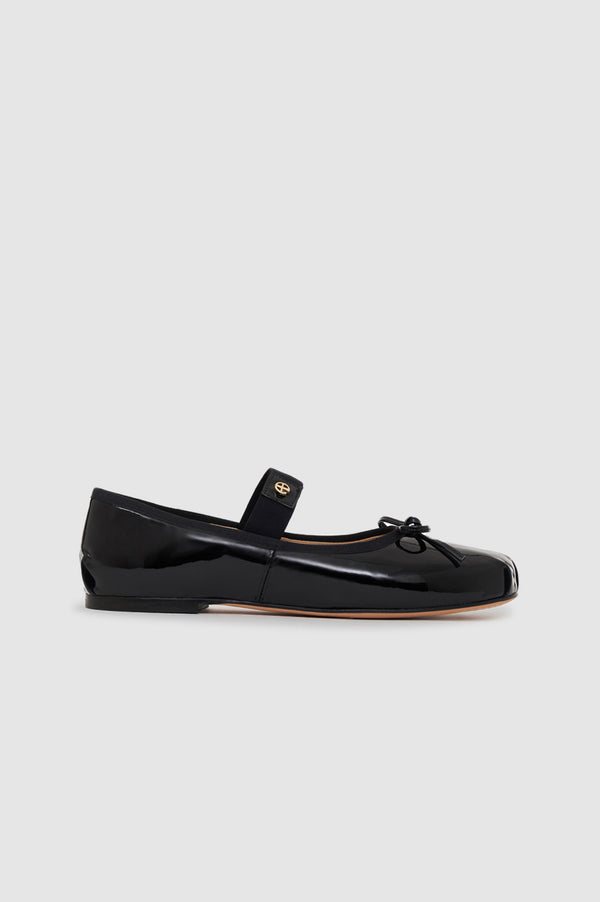anissa kermiche Jolie Flats - Black Patent
