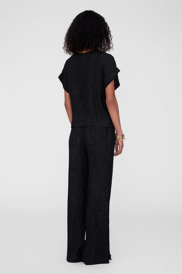Anissa Kermiche Jollie Top - Black Crinkle