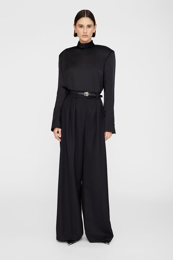 anissa kermiche Josephine Top - Black