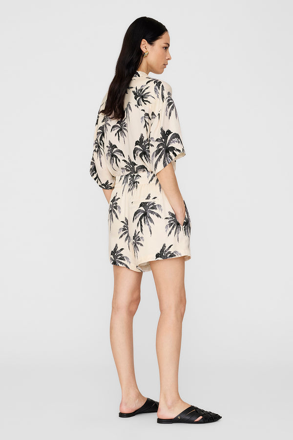 Anissa Kermiche Kam Short - Black Palm