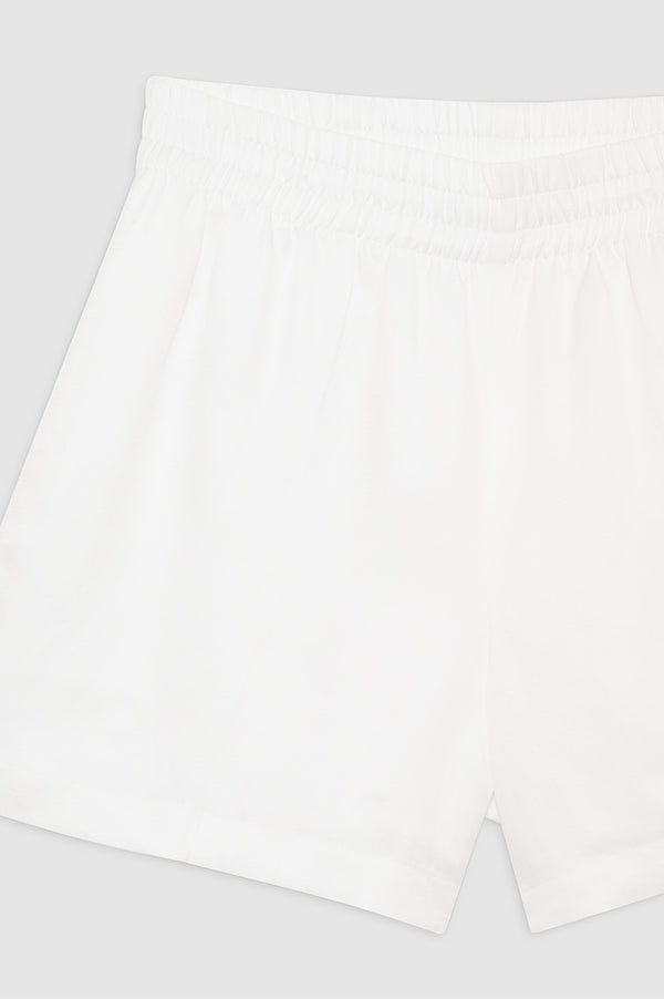 Anissa Kermiche Kam Short - Ivory Linen Blend