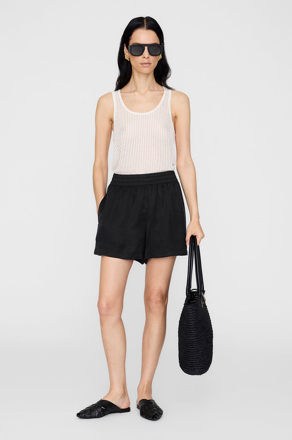 Anissa Kermiche Kam Short - Washed Black
