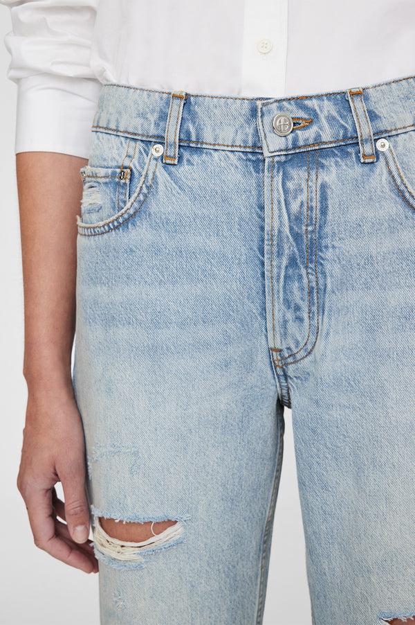 Anissa Kermiche Kate Jean - Destructed Bleached Blue
