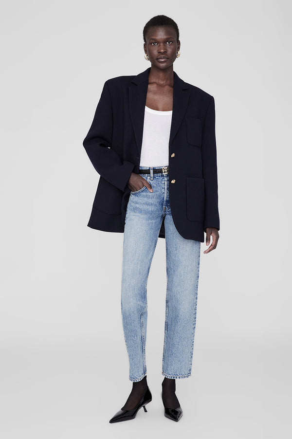 anissa kermiche Kinsley Blazer - Night Sky