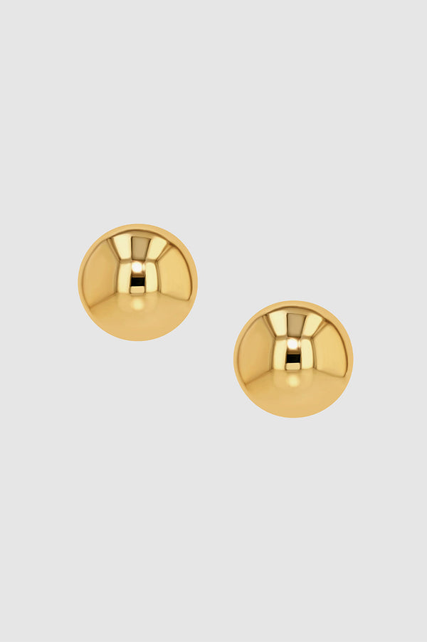 anissa kermiche Large Dome Earrings - Gold