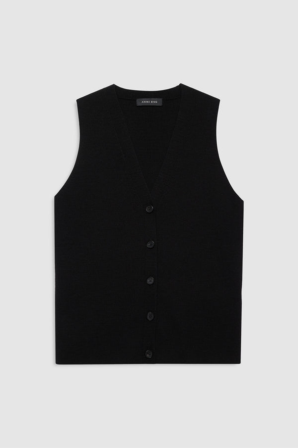 Anissa Kermiche Lawrence Vest - Black