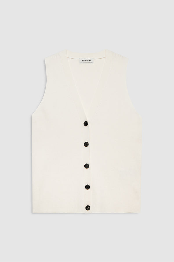 Anissa Kermiche Lawrence Vest - Ivory
