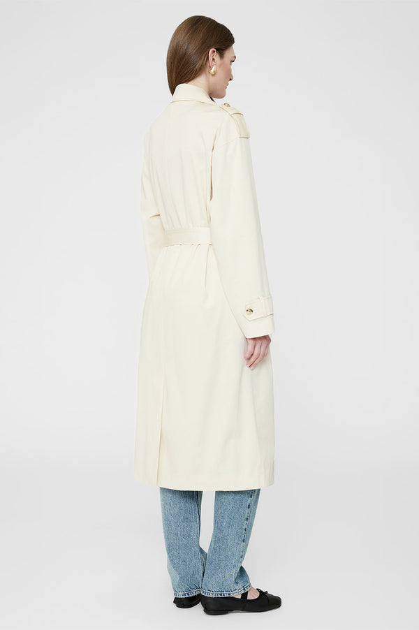 Anissa Kermiche Layton Trench - Cream