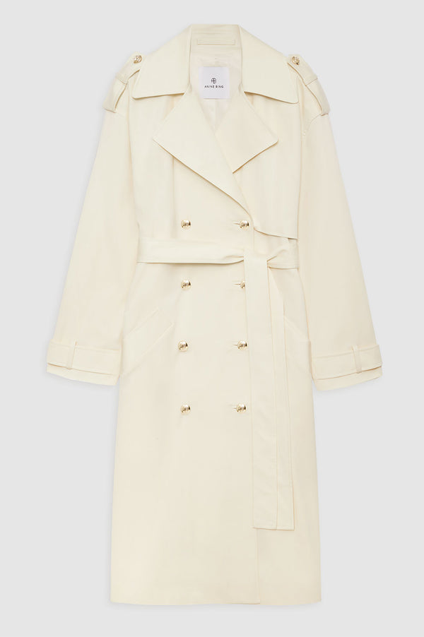 Anissa Kermiche Layton Trench - Cream
