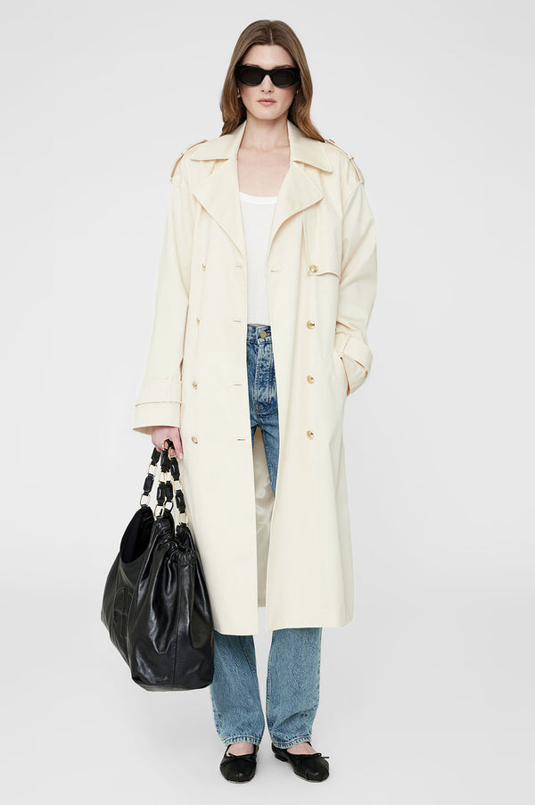 anissa kermiche Layton Trench - Cream