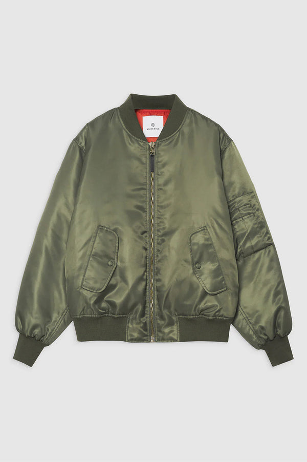 Anissa Kermiche Leon Bomber - Army Green