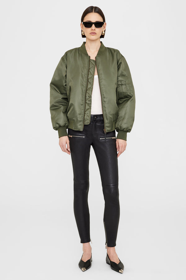 anissa kermiche Leon Bomber - Army Green