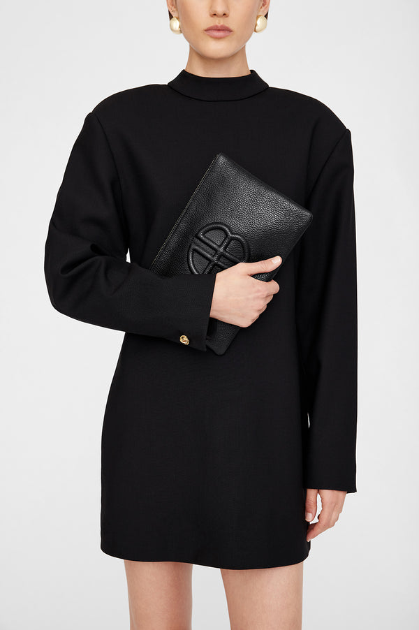 Anissa Kermiche Lili Pouch - Black Pebbled