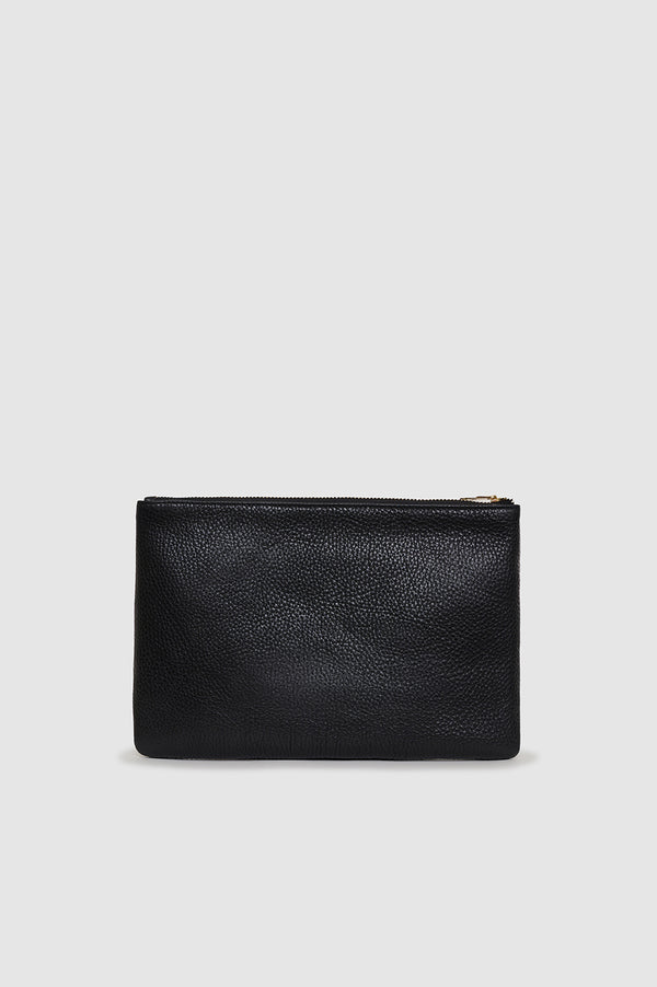 Anissa Kermiche Lili Pouch - Black Pebbled