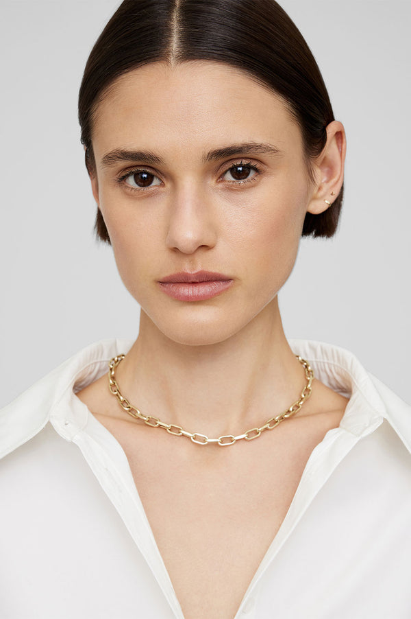 Anissa Kermiche Link Necklace - 14k Gold