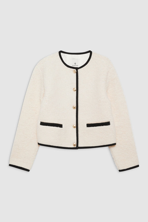 Anissa Kermiche Logan Jacket - Ivory