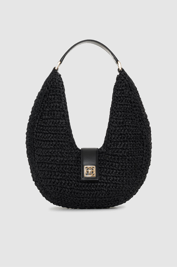anissa kermiche Lou Bag Monogram - Black