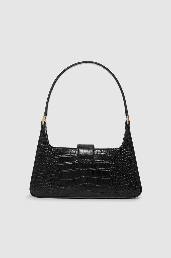 Anissa Kermiche Lou Shoulder Bag - Black Embossed