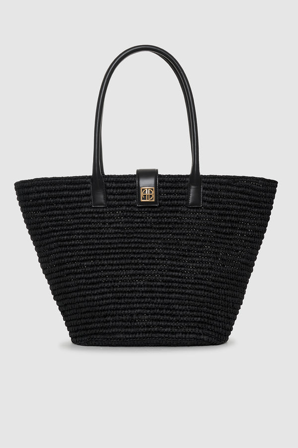 anissa kermiche Lou Tote Monogram - Black