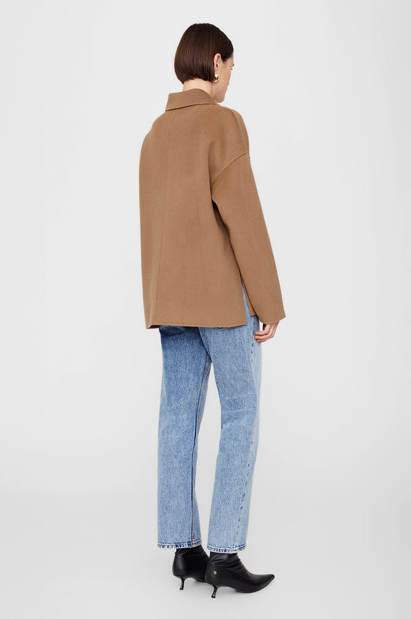 Anissa Kermiche Luca Jacket - Camel Cashmere Blend