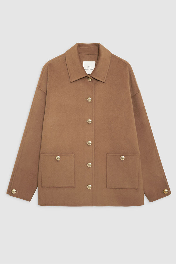 Anissa Kermiche Luca Jacket - Camel Cashmere Blend