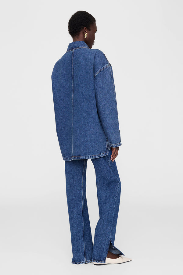 Anissa Kermiche Luca Jacket - Clean Indigo Denim