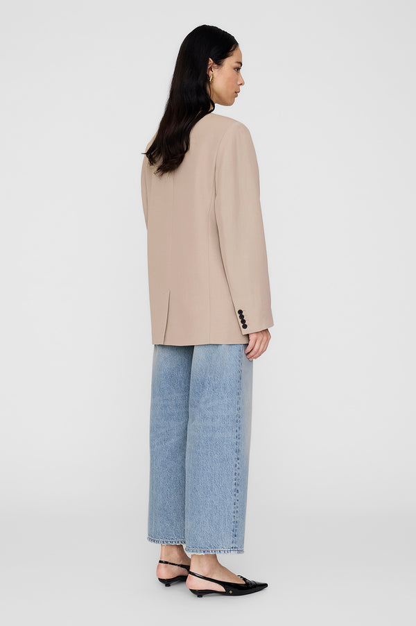 Anissa Kermiche Maron Blazer - Fawn