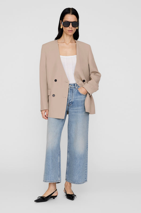 anissa kermiche Maron Blazer - Fawn