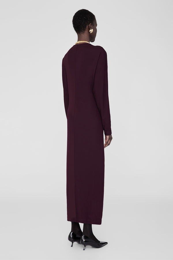 Anissa Kermiche Mathilde Dress - Bordeaux