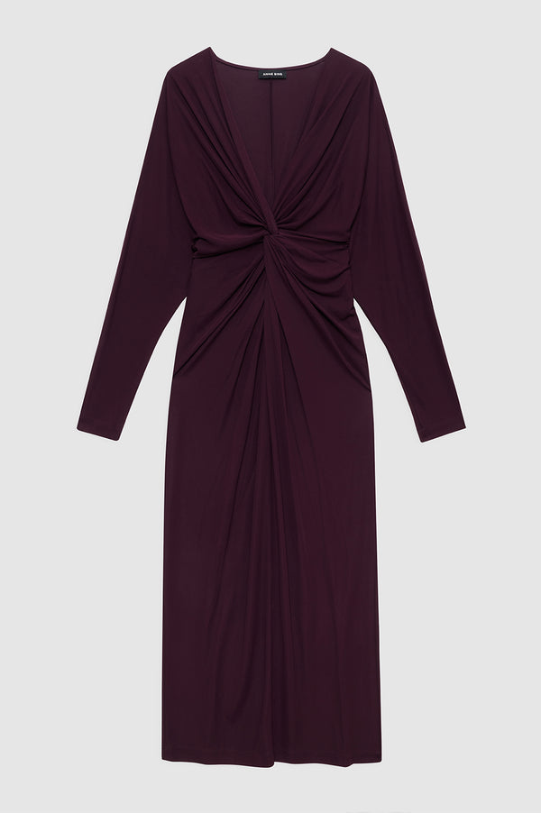 Anissa Kermiche Mathilde Dress - Bordeaux