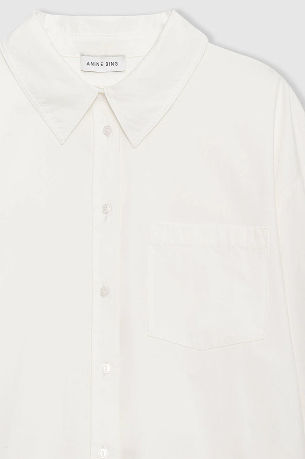 Anissa Kermiche Mika Shirt In White | ANINE BING