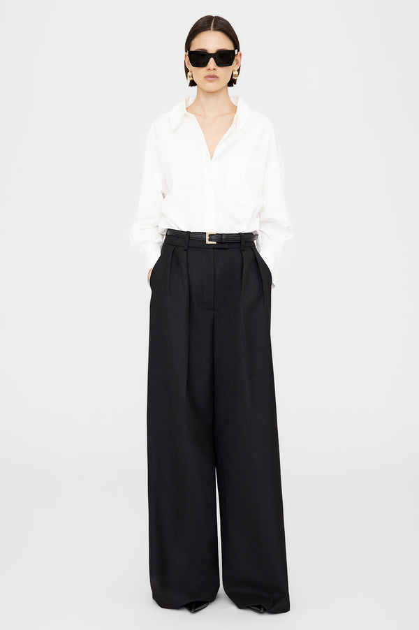 anissa kermiche Mika Shirt in White | ANINE BING