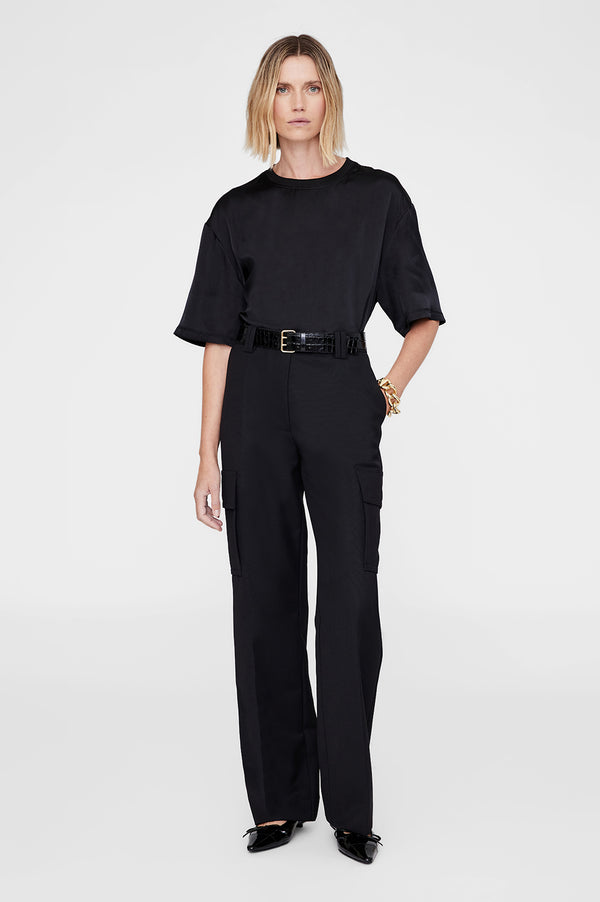 Anissa Kermiche Mila Belt - Embossed Black