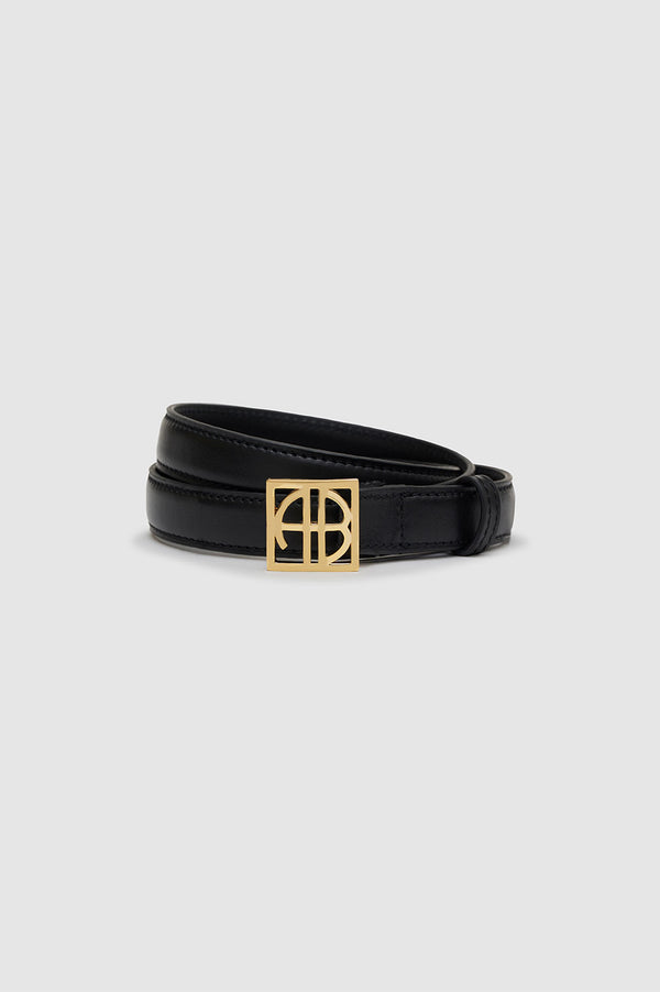 Anissa Kermiche Monogram Belt - Black