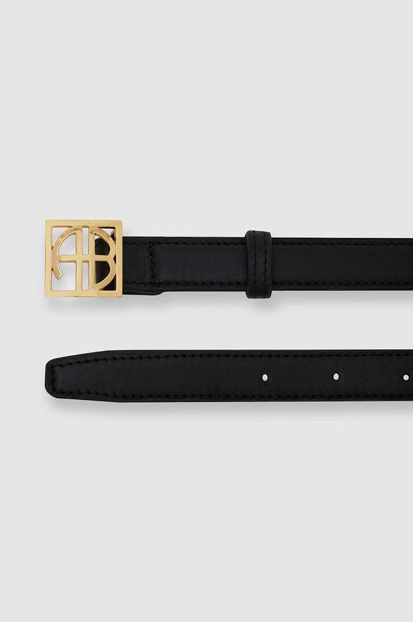 Anissa Kermiche Monogram Belt - Black