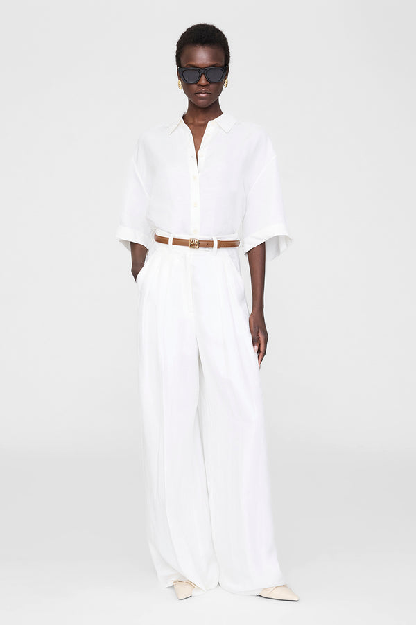 Anissa Kermiche Monogram Belt - Cognac