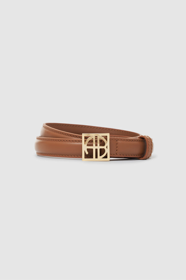 Anissa Kermiche Monogram Belt - Cognac