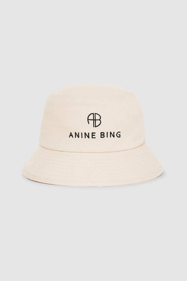 anissa kermiche Nicks Bucket Hat - Cool Ivory