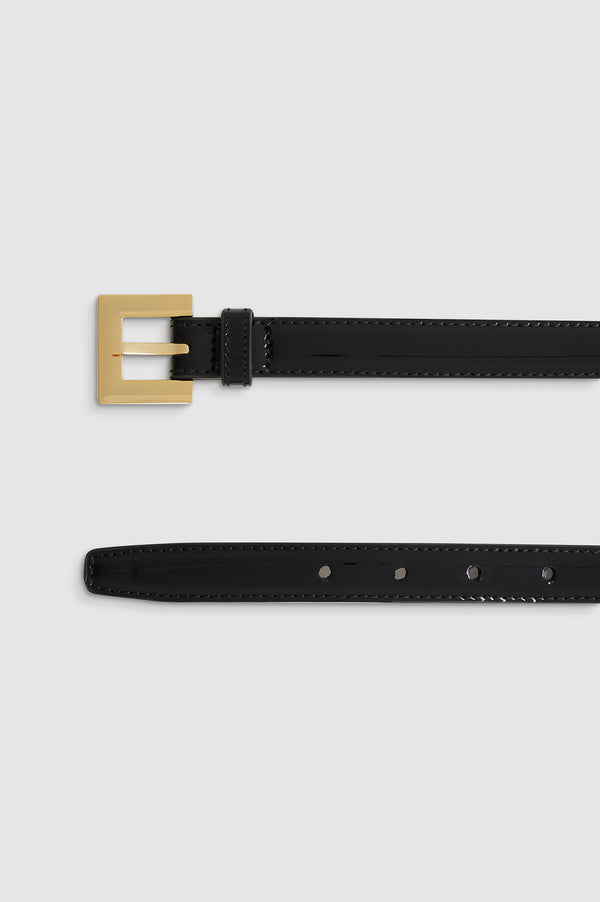 Anissa Kermiche Nicola Belt - Black Patent