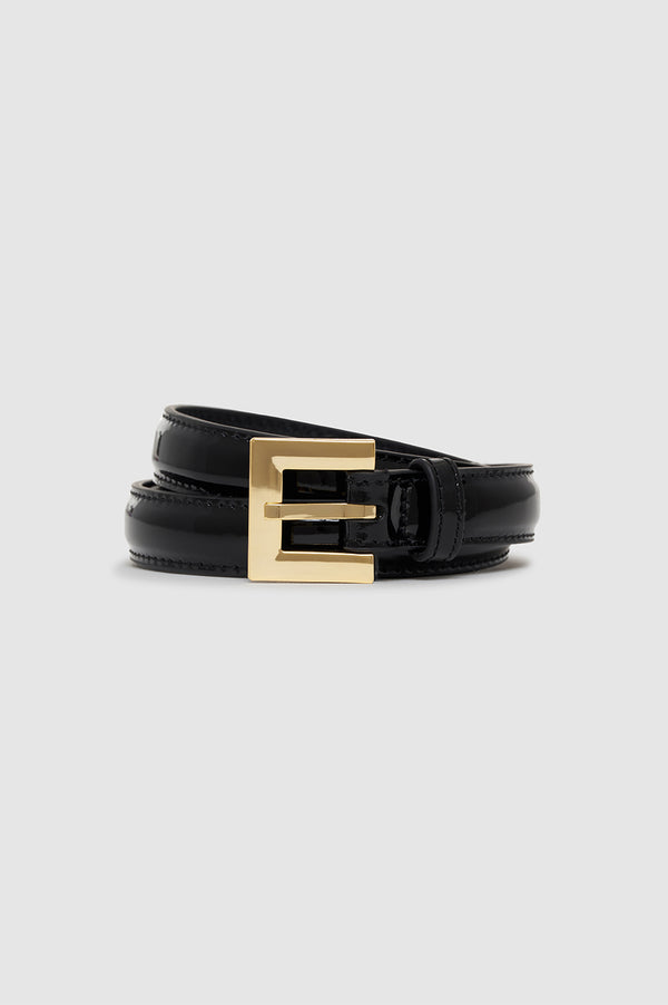 Anissa Kermiche Nicola Belt - Black Patent
