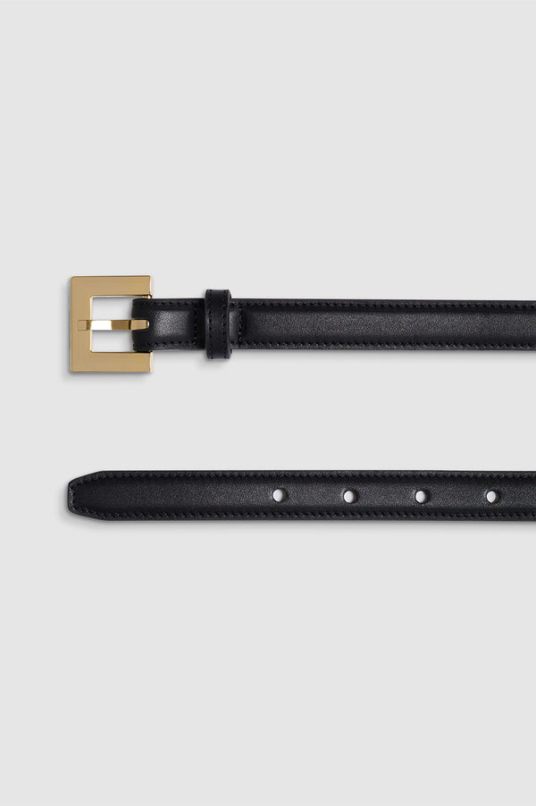 Anissa Kermiche Nicola Belt - Black With Gold