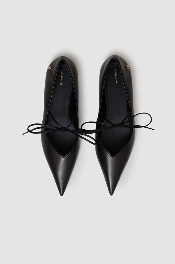 Anissa Kermiche Nikki Flats - Black