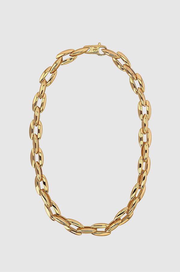 anissa kermiche Oval Link Necklace - Gold