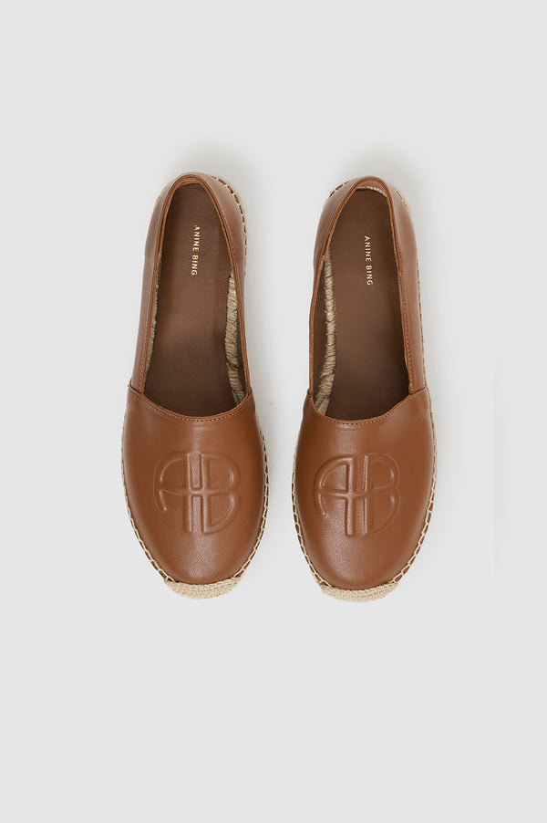 Anissa Kermiche Paloma Espadrilles - Cognac