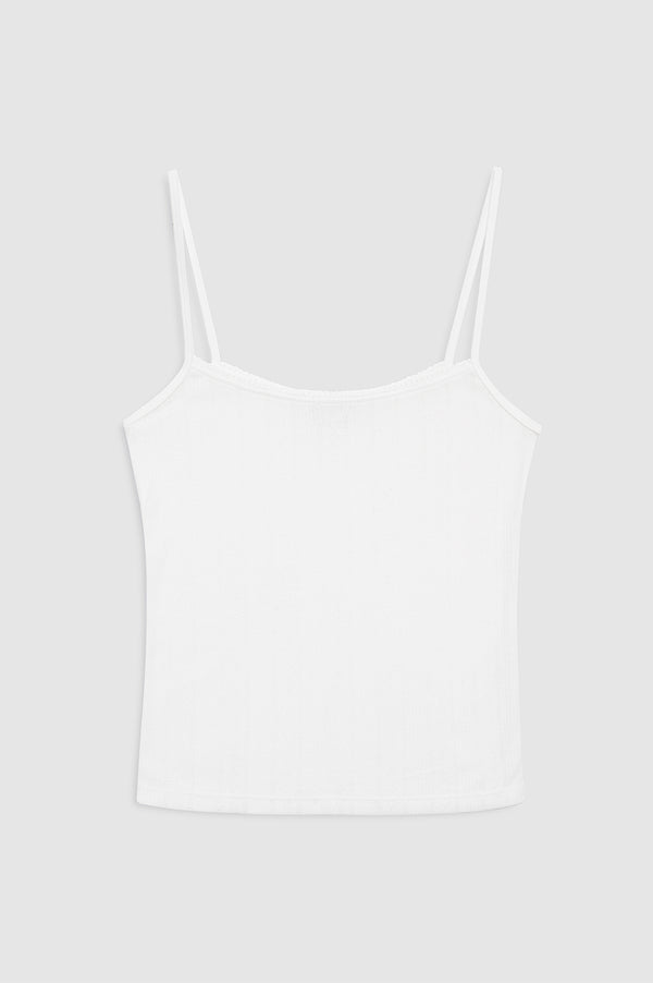 Anissa Kermiche Pia Cami Tank - Off White